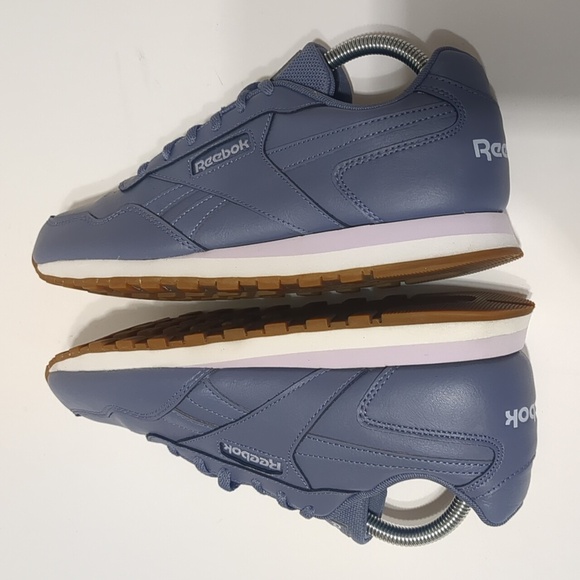 Reebok Womens 8.5 Classic Harman Run Shoes Cool Shadow White Grey - Picture 6 of 8